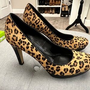Leopard print Franco Sarto platform high heel - 6.5